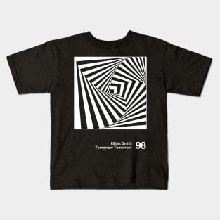 Elliott Smith - Mainimal Style Graphic Artwork Design Kids T-Shirt